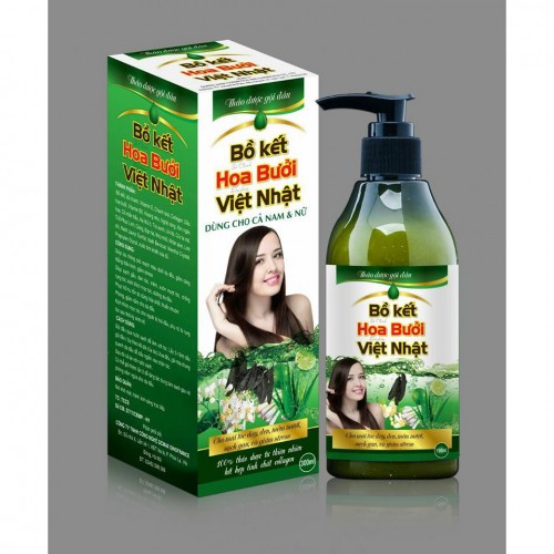Dầu gội Bồ Kết Hoa Bưởi Việt Nhật chai 300ml