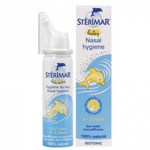 Dung dịch muối biển xịt mũi Sterimar trẻ em Pháp 50ml