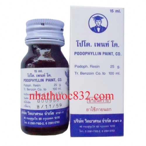 Podophyllin paint lọ 15ml