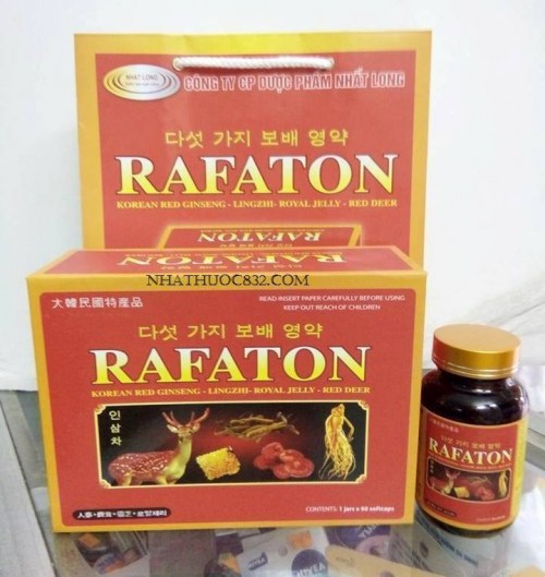 TPCN thuốc bổ Rafaton lọ 60 viên
